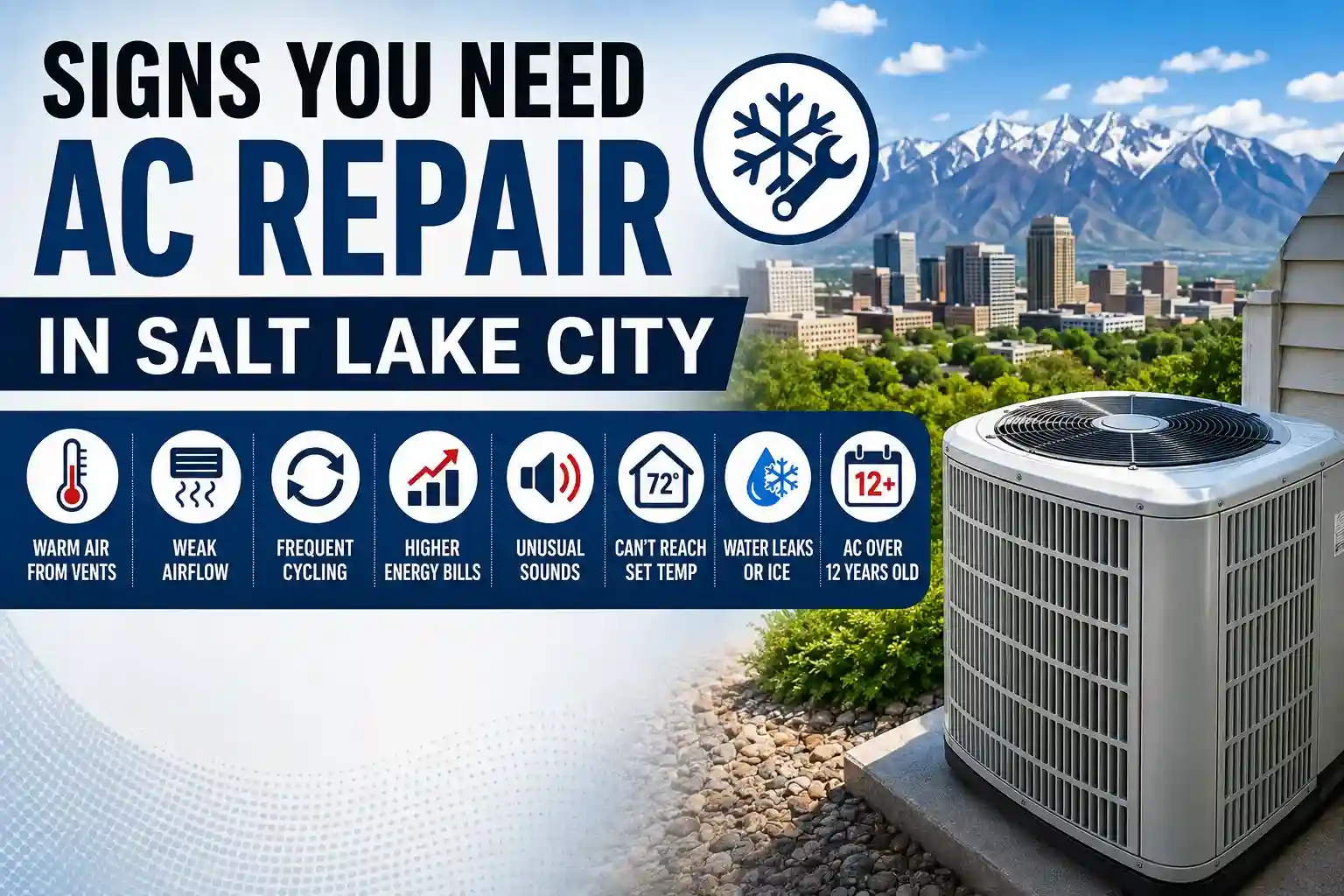 Signs You Need AC Repair in Salt Lake City