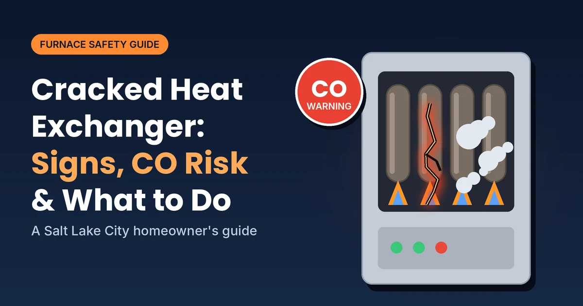Cracked Heat Exchanger Signs, CO Risk & What to Do